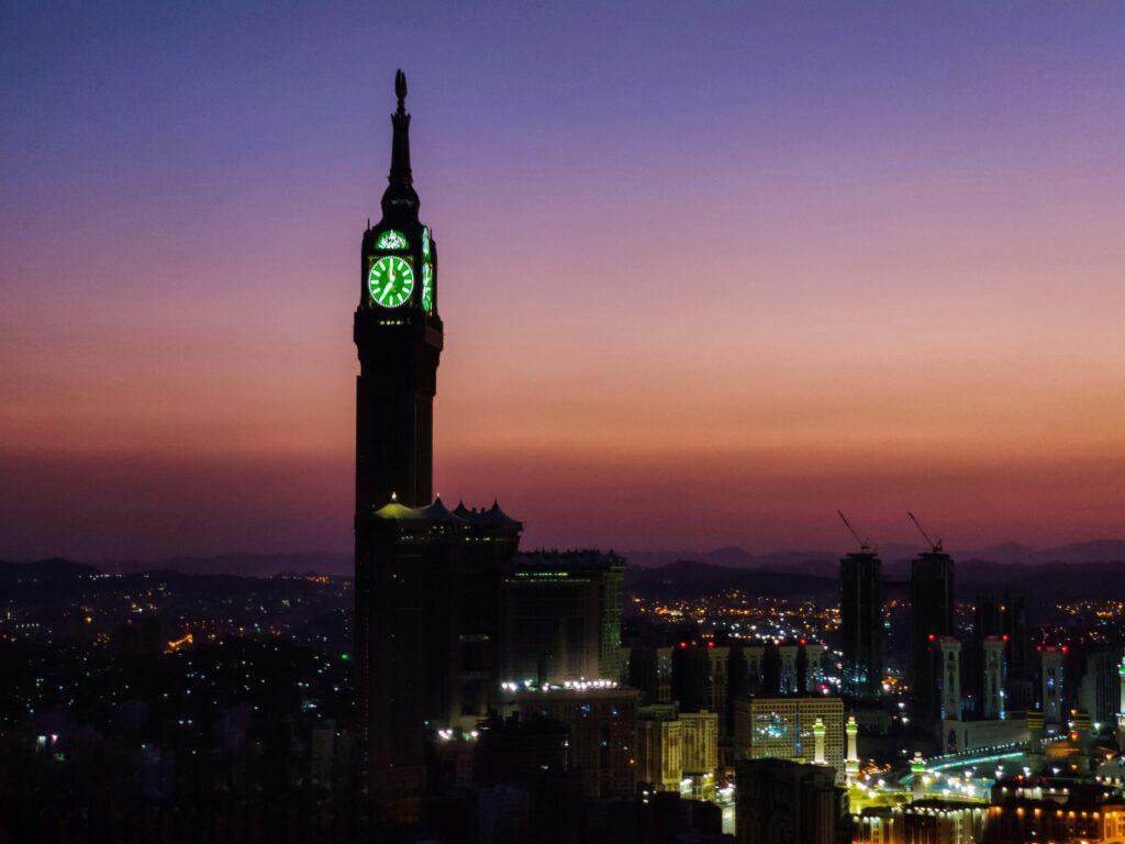  Clock Tower and City scape at Dusk 